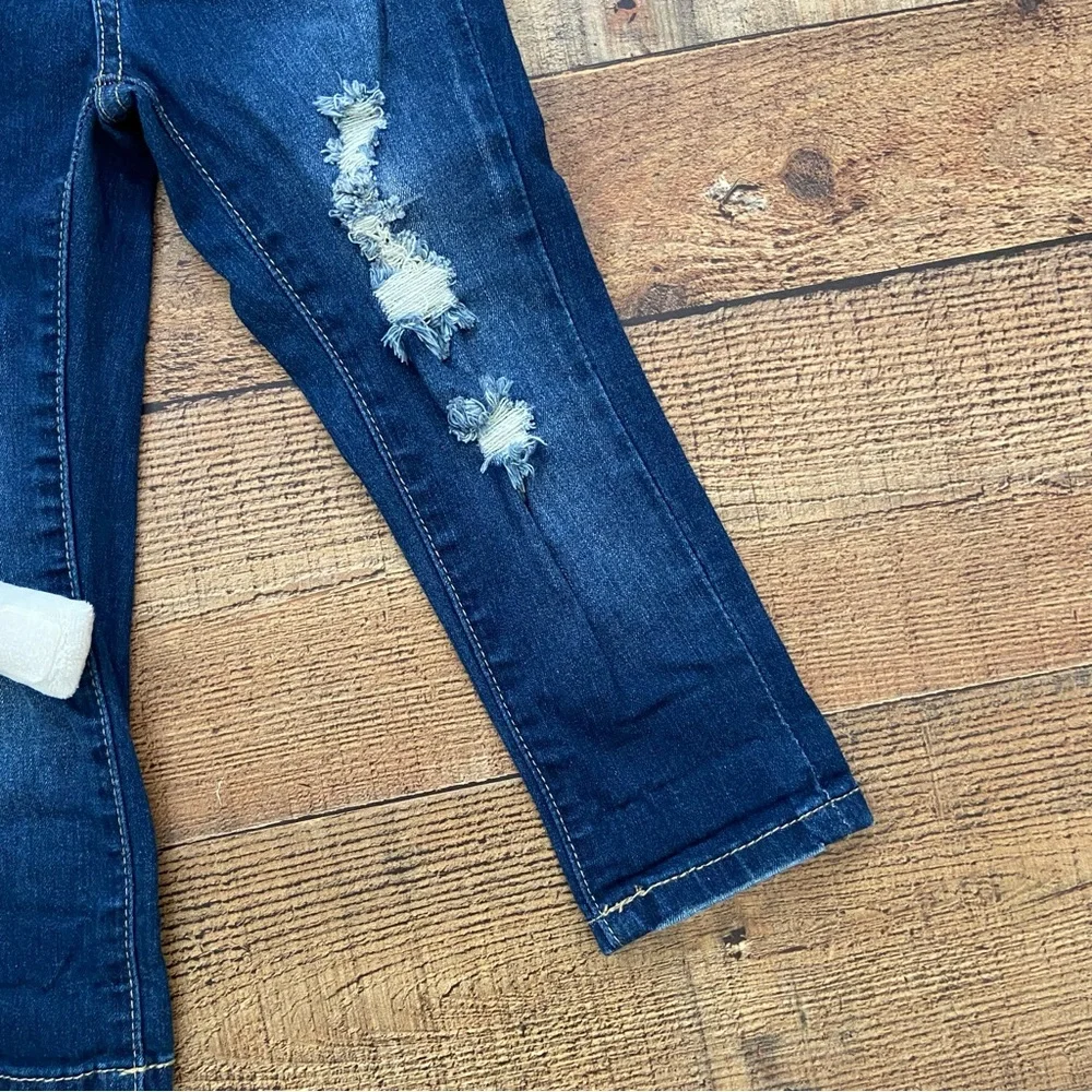 JEANS JOE’S Skinny Distressed Ankle JEANS Adjustable Waist